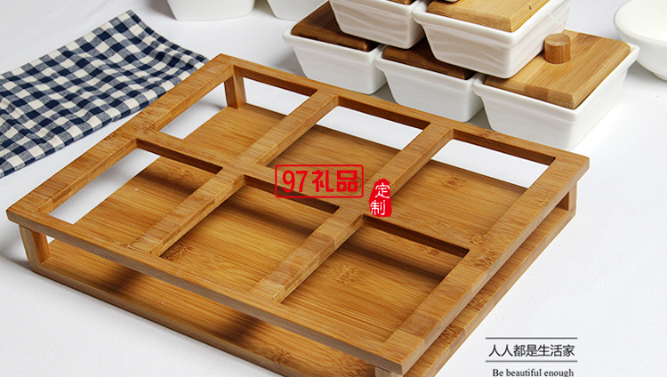 帶蓋干果盒客廳水果盤零食堅果收納分格干果盒定制公司廣告禮品