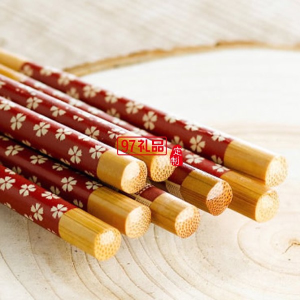 韓式印花竹筷子
