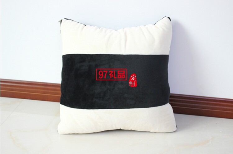 車載辦公室植絨抱枕被靠枕紀念品定制禮品