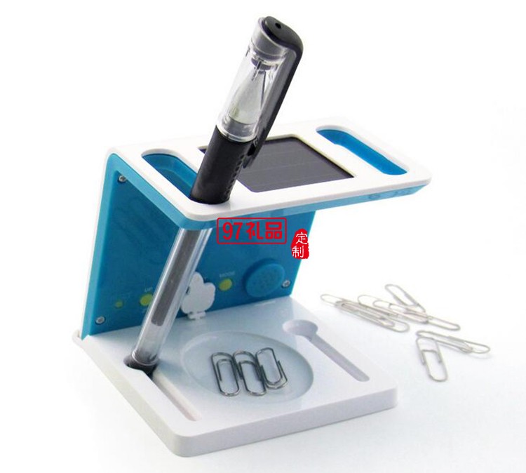 太陽能鬧鐘 創意可愛時鐘