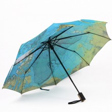 創意地圖廣告傘