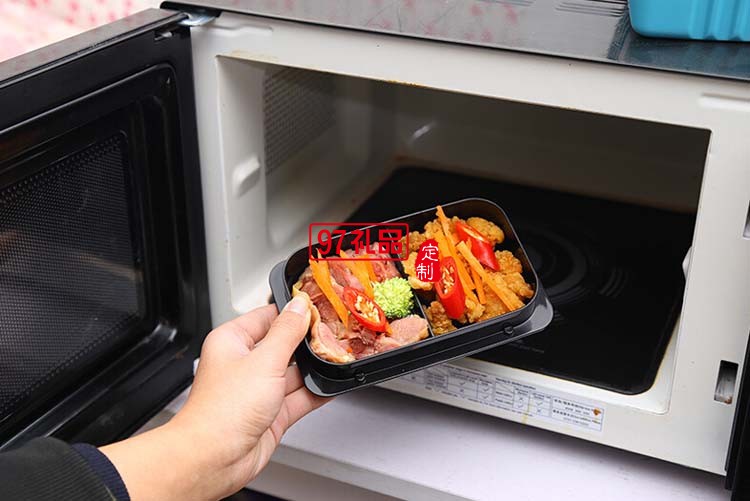 定制飯盒 可愛(ài)雙層便當(dāng)盒 壽司盒