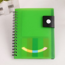 時尚優質塑料封面記事通知留言便簽本