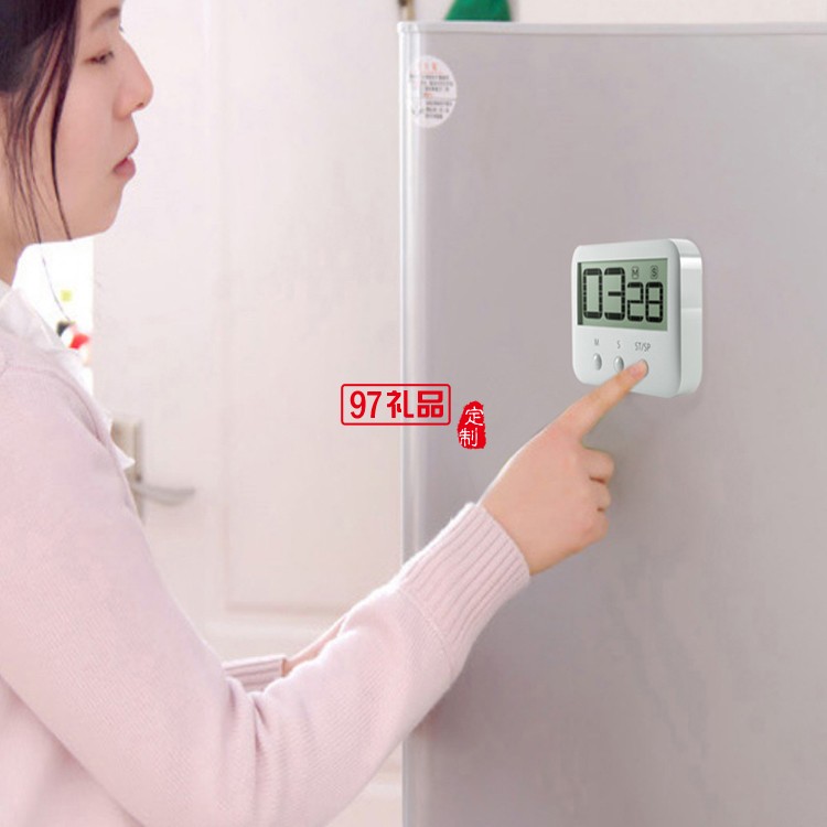 廚房計時器煲湯提醒電子倒計時器 廣告定制logo 定時器創意鬧鐘