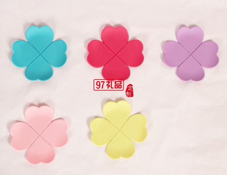 定制杯墊 花形 防燙硅膠杯墊 