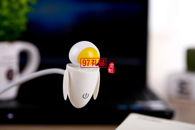 定制小臺燈 USB機器娃小夜燈