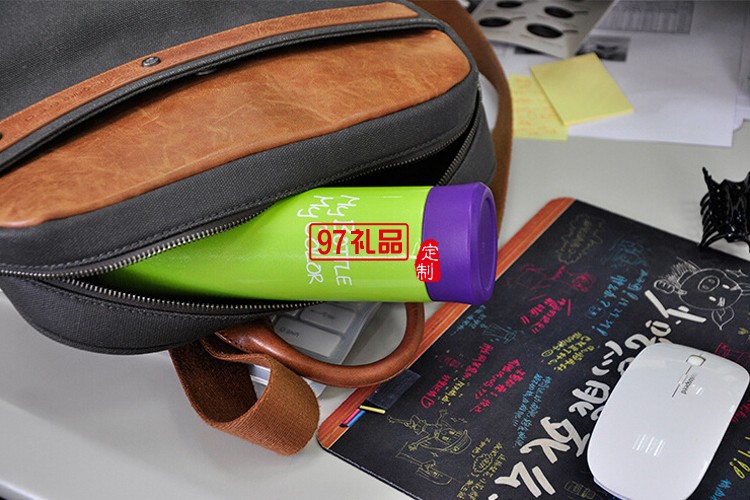 oppo定制保溫杯 創意繽紛直身杯