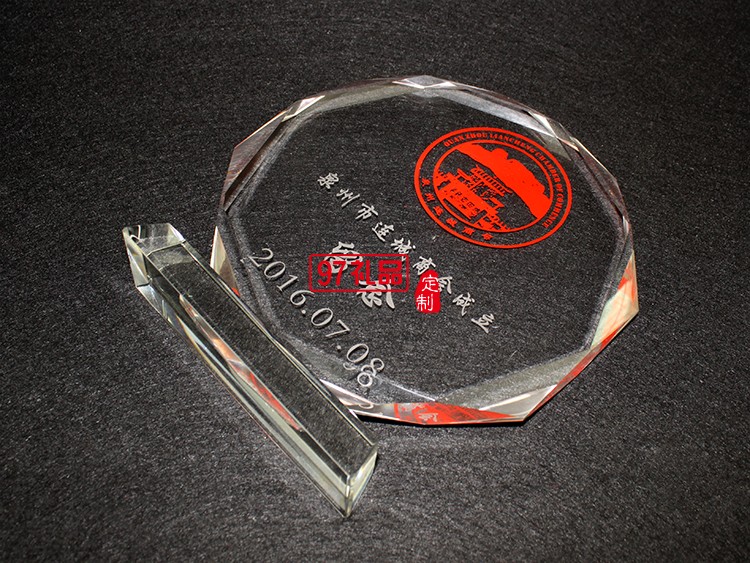 藝術水晶泉州商會定制案例