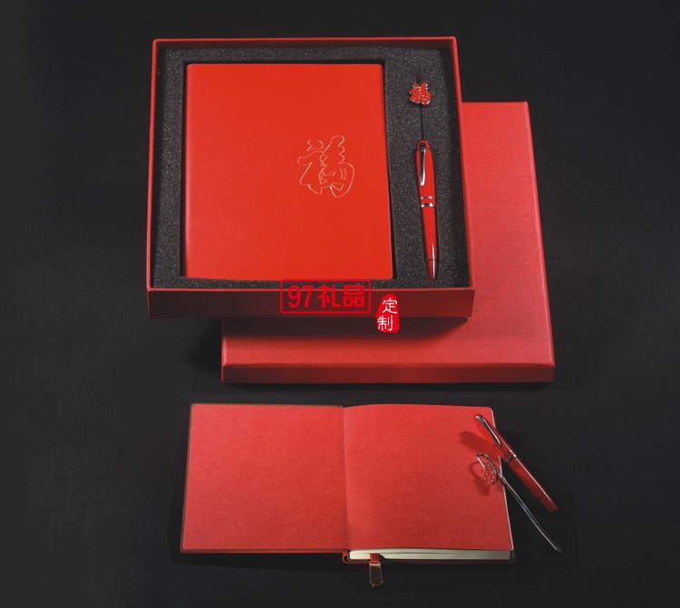 筆記本套裝  商務(wù)套裝記事本 筆  可口可樂定制案例