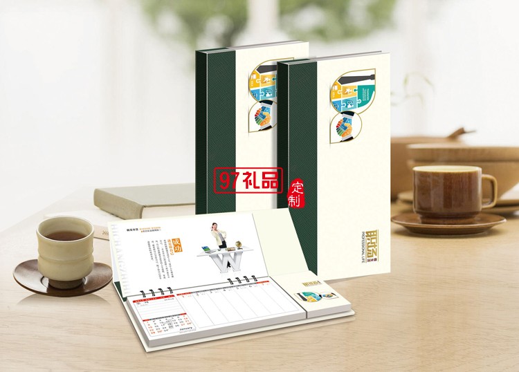 五十四張商務記事周歷桌面臺歷