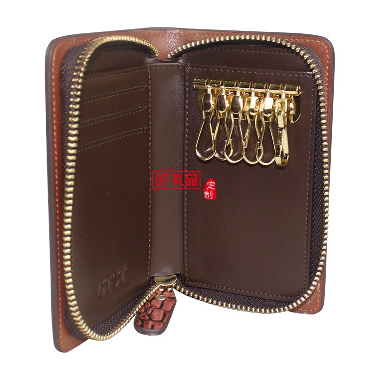 環保科技公司定制案例 真皮卡包鑰匙包