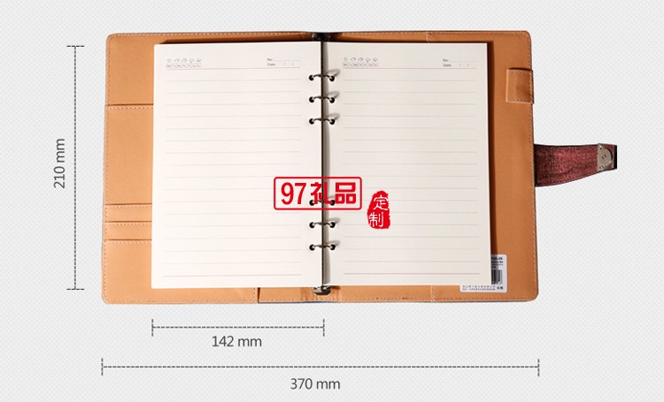 美吉生物訂做筆記本 優質PU皮日記本 記事本定制LOGO
