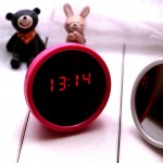 創意廣告促銷禮品美人鏡子時計