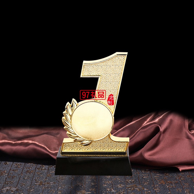  創意水晶獎杯  金屬獎杯
