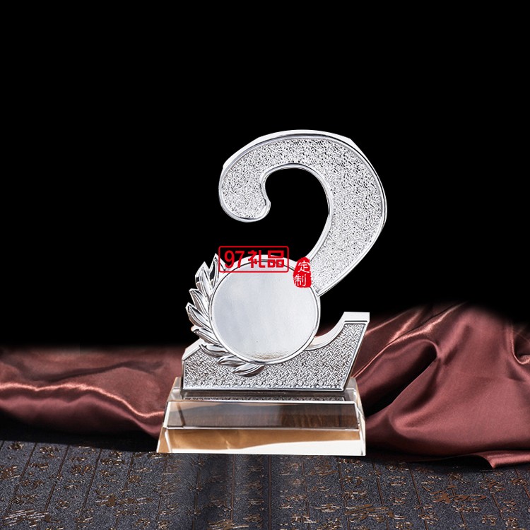  創意水晶獎杯  金屬獎杯