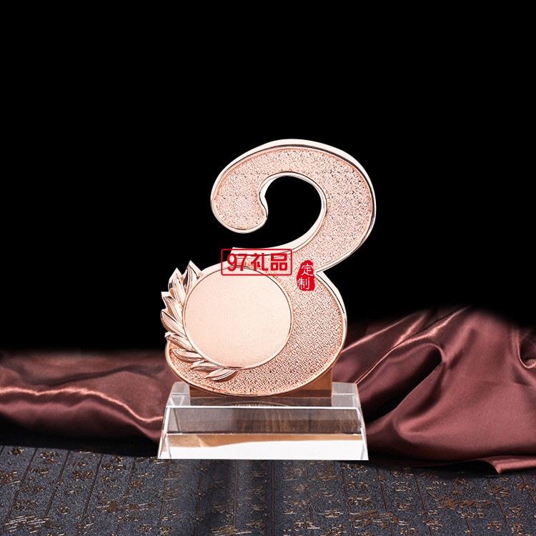  創意水晶獎杯  金屬獎杯