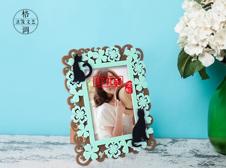 創意木質相框擺臺