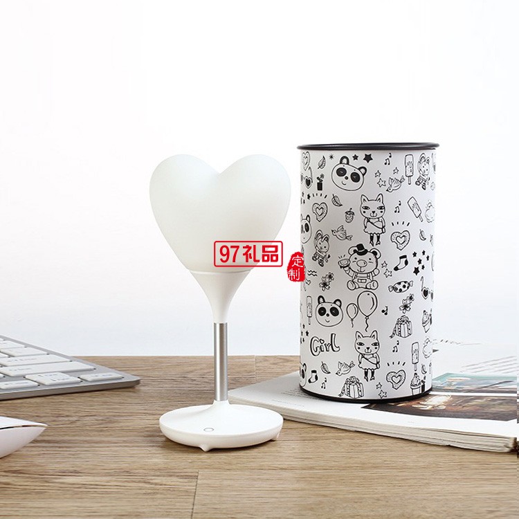 創意硅膠小臺燈氣球燈床頭燈小夜燈定制公司廣告禮品