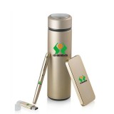 中國信合定制保溫瓶+10000毫安移動電源+8GB手機優盤+簽字筆套裝