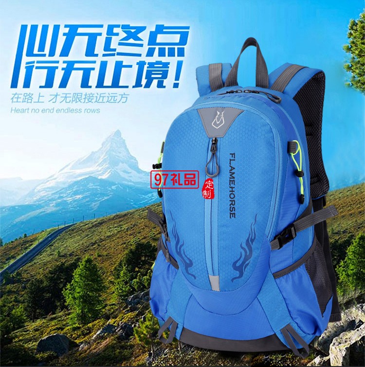 防水雙肩包 戶外運動登山包旅游背包