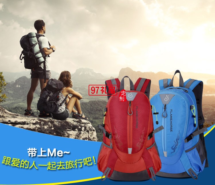 防水雙肩包 戶外運動登山包旅游背包