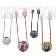 線球編織手機數據線 