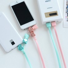 糖果色系列二合一數據線安卓 蘋果兩用