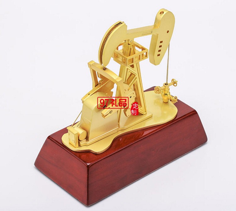 電動油田磕頭機模型 金屬工藝品 石油大學定制案例