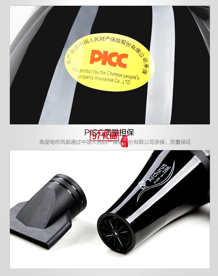 大功率2200藍光負離子家用美發(fā)護發(fā)靜音電吹風(fēng)機