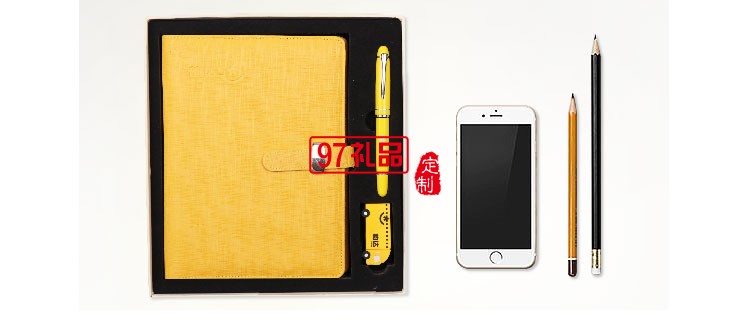 商務(wù)筆記本套裝 筆記本+筆+U盤(pán) 韻達(dá)定制案例