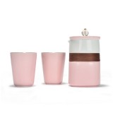 陶瓷茶杯四件套 時尚經典陶瓷杯壺套裝可定制logo