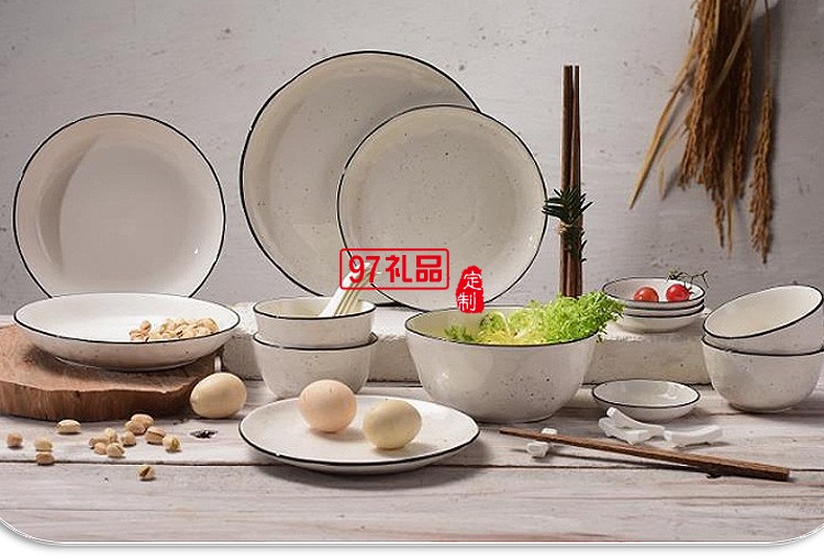 手繪運點經典餐具