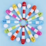 創意廣告筆,促銷活動筆,膠囊藥丸筆定制logo_多色可選