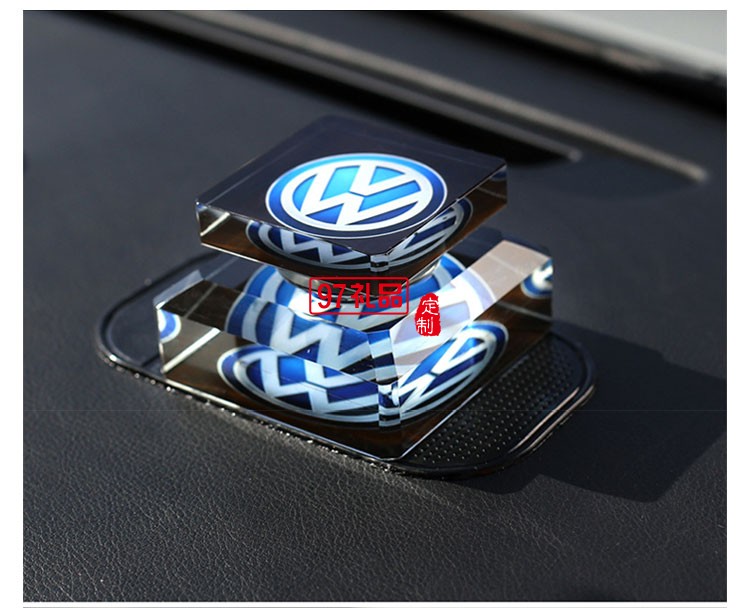 創意車標水晶車載香水座