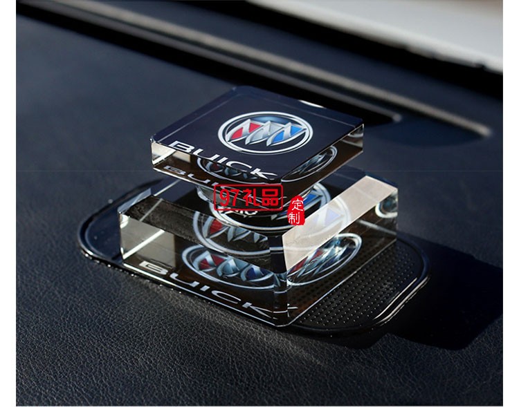 創意車標水晶車載香水座