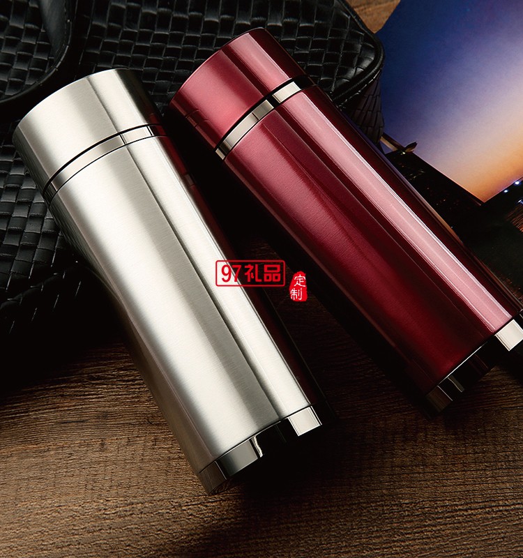 真空不銹鋼保溫杯_商務禮品杯_雙層真空結構可印logo