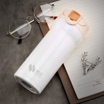 科云定制 鎖扣咖啡杯保溫杯創意水杯子雙層不銹鋼真空禮品杯運動水壺