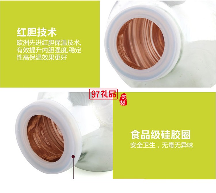  新款大容量歐式咖啡壺 家用保溫壺熱水瓶玻璃內膽真空保溫瓶