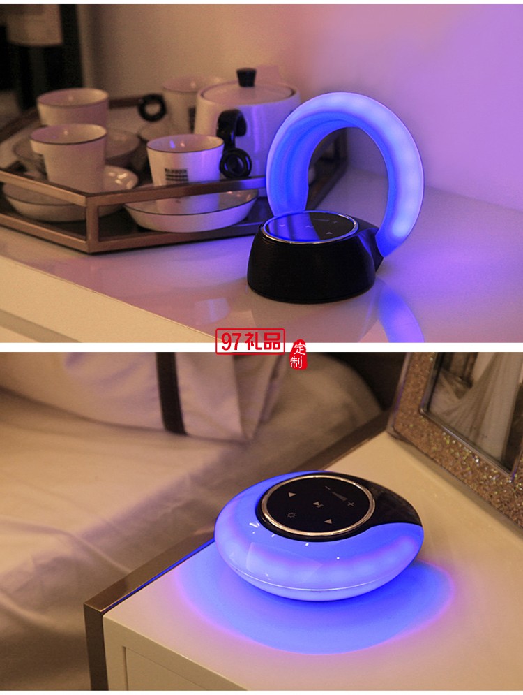 創意LED藍牙音箱觸控臺燈定制公司廣告禮品