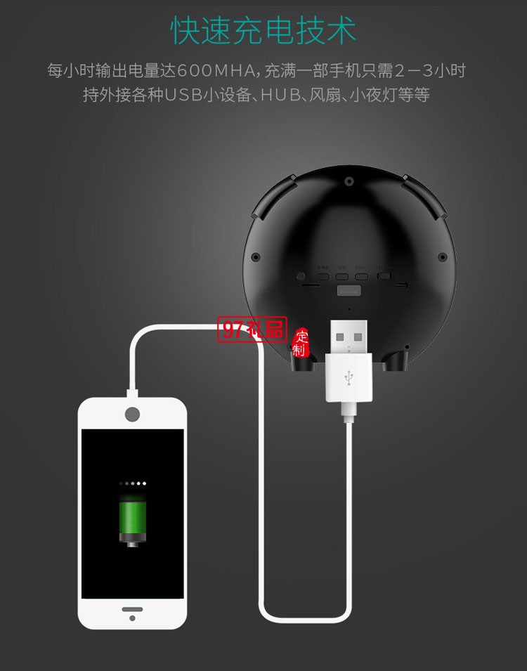 卡通迷你小音響創意藍牙插卡音箱低音炮