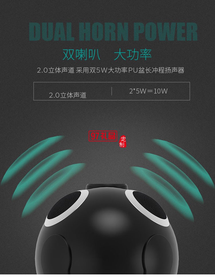 卡通迷你小音響創意藍牙插卡音箱低音炮