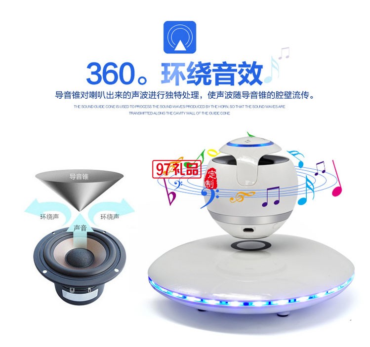 新款 懸浮磁創意藍牙音響