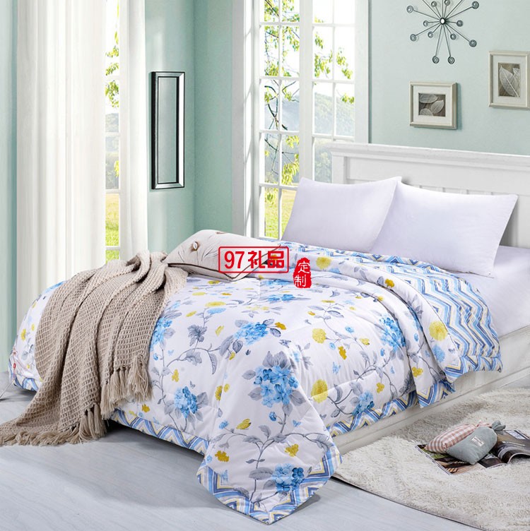 全棉空調被棉花被子 夏涼被可水洗全棉 可定制LOGO