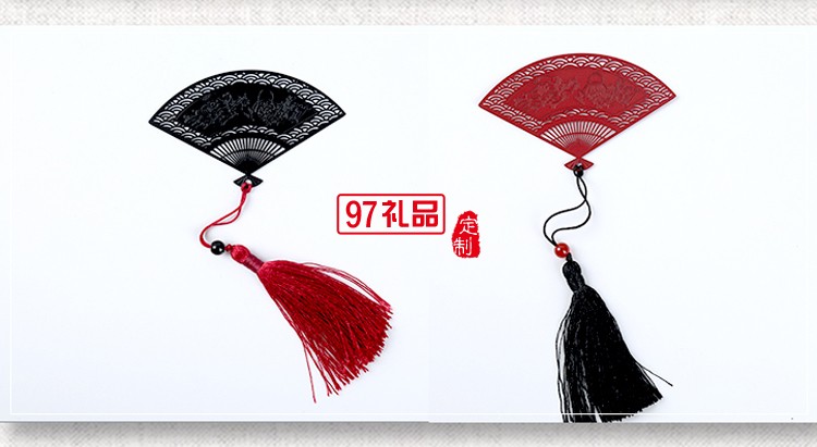 【飛天扇子】古風書簽不銹鋼金屬創意中國古典風文創禮品