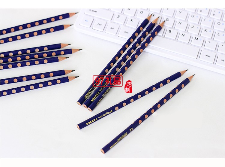 洞洞鉛筆矯正握姿小學生三角形桿2B無毒鉛筆  