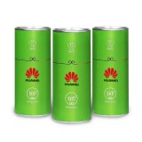 華為定制案例 竹纖維高檔毛巾罐裝新品 可定制LOGO