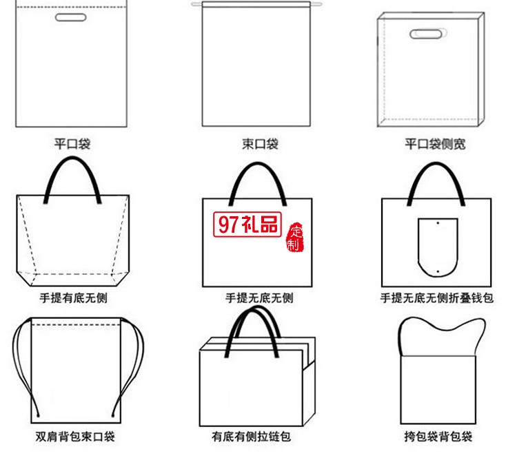 便攜式帆布袋手提袋背包環保袋 手提袋  可定制logo