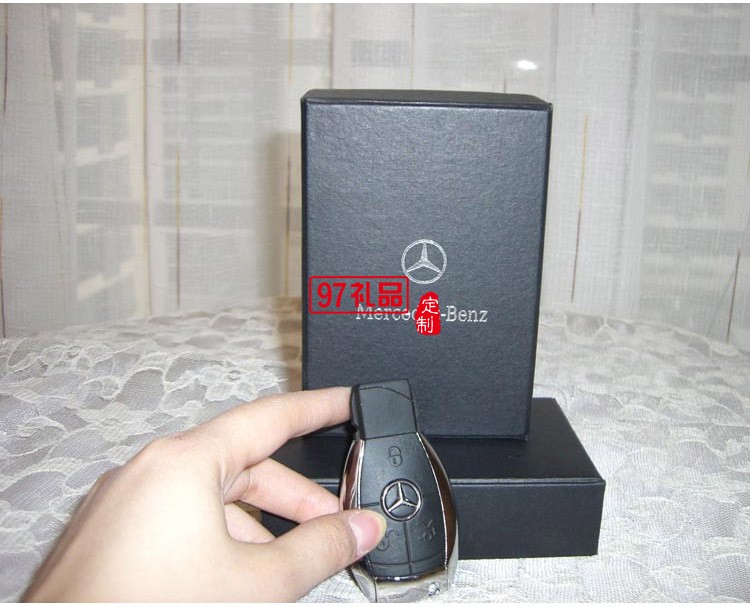 奔馳鑰匙U盤定制仿真汽車鑰匙U盤 企業商務禮品U盤批發