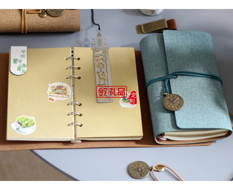 商務禮品套裝創意文藝手賬本禮盒記事本