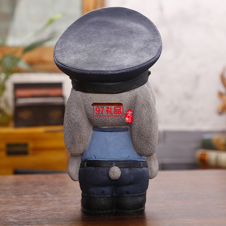  瘋狂動物城手辦創意樹脂擺件儲蓄罐 卡通大號兒童存錢罐